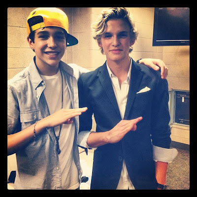 Austin Mahone and Cody Simpson - 2012