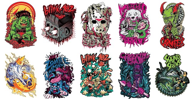 Stickers Monstruosos - Vectorizados