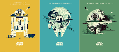 Star Wars Original Trilogy Screen Prints by Matt Ferguson x Bottleneck Gallery