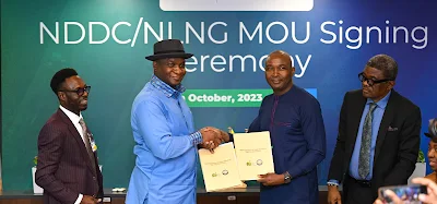 NDDC, NLNG sign pact to maximise impact of development in Niger-Delta - ITREALMS