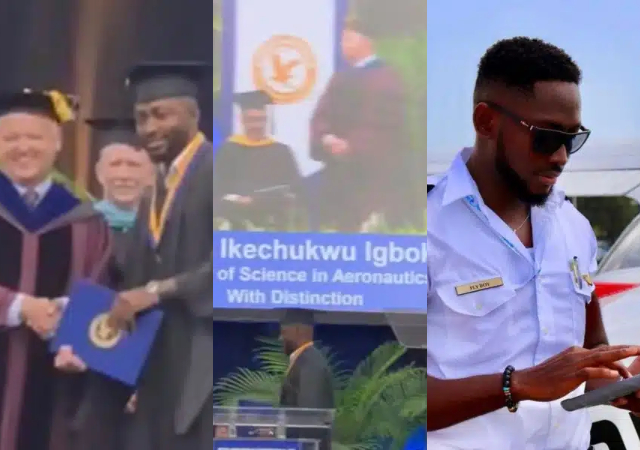 Extreme Joy as BBN’s Miracle graduates with distinction in Masters from Aeronautical University