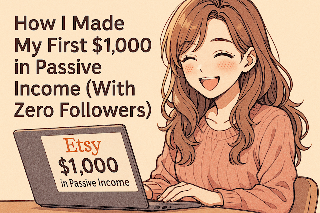 How I Made My First $1,000 in Passive Income (With Zero Followers)