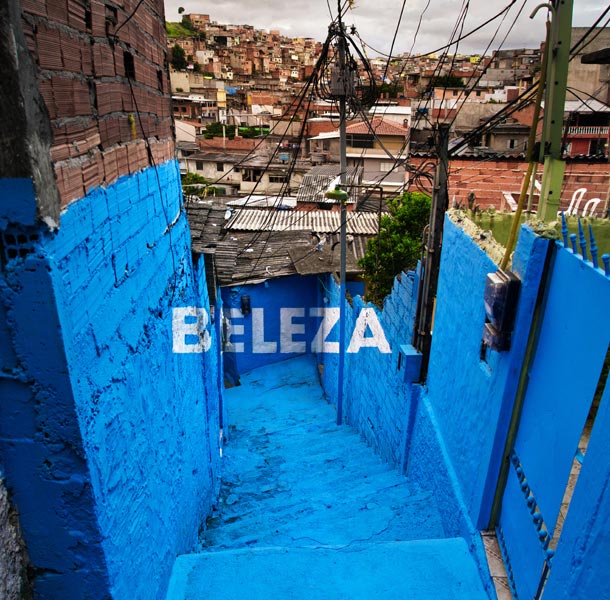 Luz nas Vielas in São Paulo by Boa Mistura