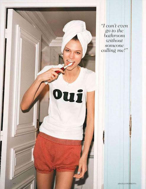 Karlie Kloss, a week in the life, Angelo Pennetta, Vogue UK, Francesca Burns