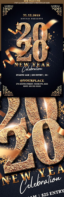  New Year Flyer Template