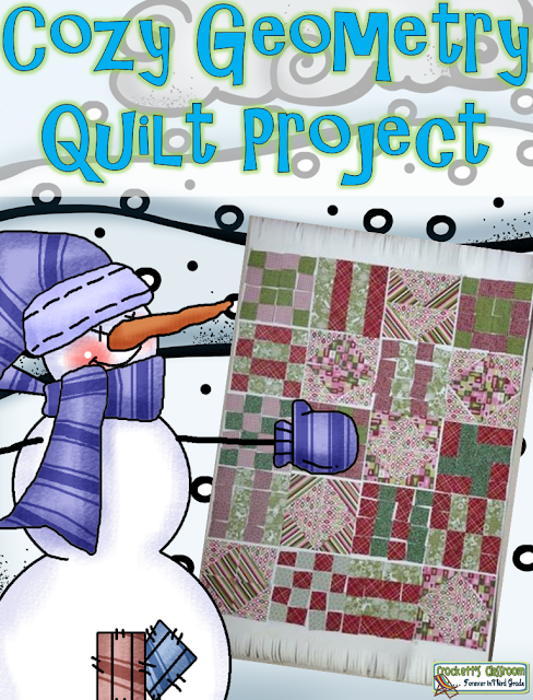  Make a cozy quilt with your students to review geometry concepts.