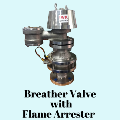 breather valve with flame arrestor