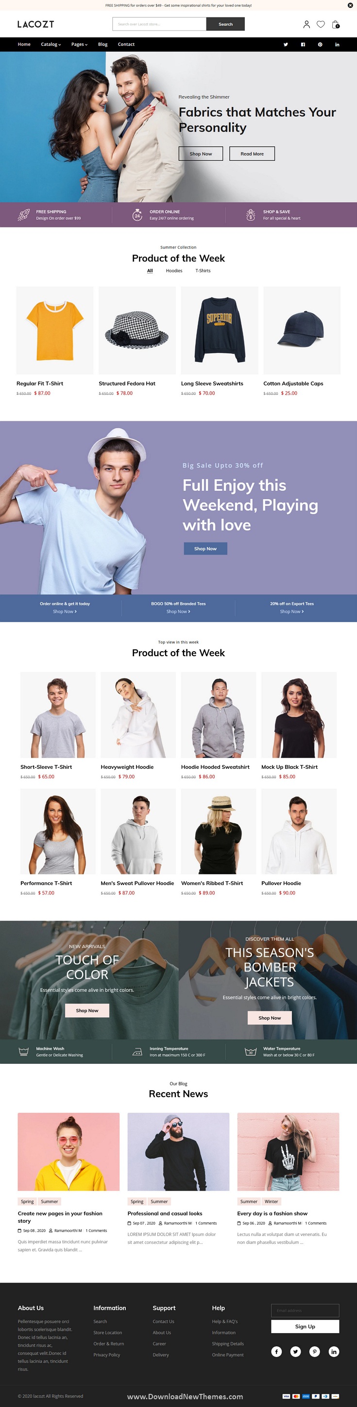 Multipurpose Clothing and Fashion Store Shopify Theme
