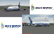 Olympic Airways and Olympic Air Airbus A380800 (Fictionary) (olympic )