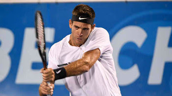 Del Potro cayó ante Raonic en las semifinales del ATP de Delray Beach