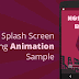 Splash Screen Loading Animation