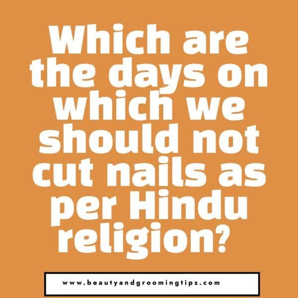 know the right day to cut hair and nails