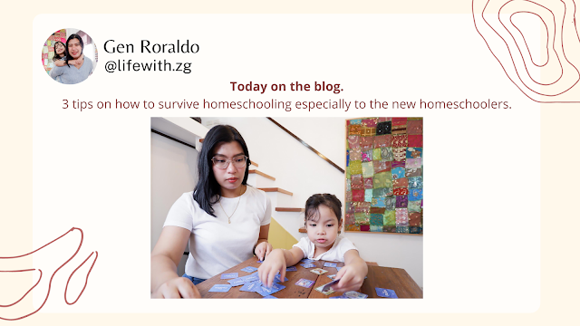 Wondering how to survive homeschooling or even distance learning now that we're facing a pandemic? I have 3 survival tips for you on the blog.