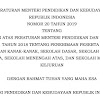 Permendikbud No 20 Tahun 2019 Perihal Perubahan Permendikbud No 51
Perihal Ppdb Tk, Sd, Smp, Sma Dan Smk