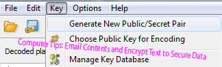 Computer Tips: Email Contents and Encrypt Text to Secure Data