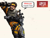 apex legends wallpaper, mirage as a comedian in apex legends video game