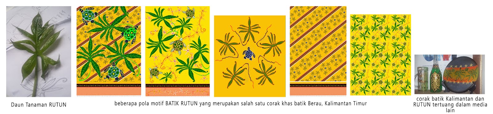 Lams Gallery Lukisan penangkaran MOTIF  BATIK RUTUN 