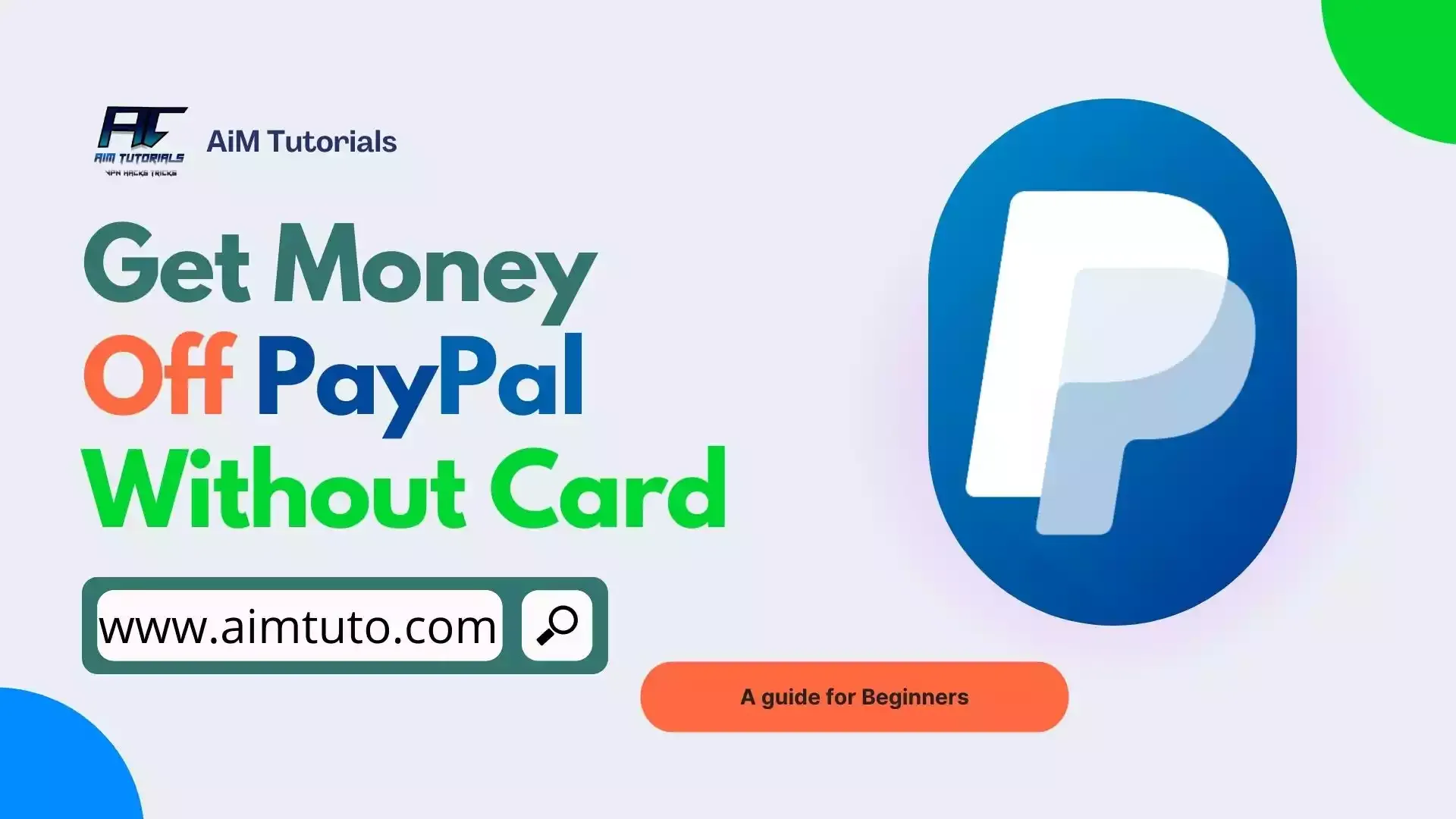 get money off paypal without card