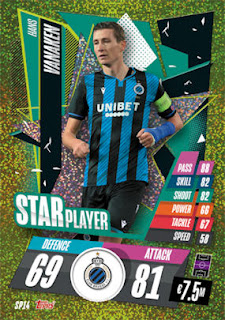 Topps Match Attax 2020-2021 Club Brugge Set