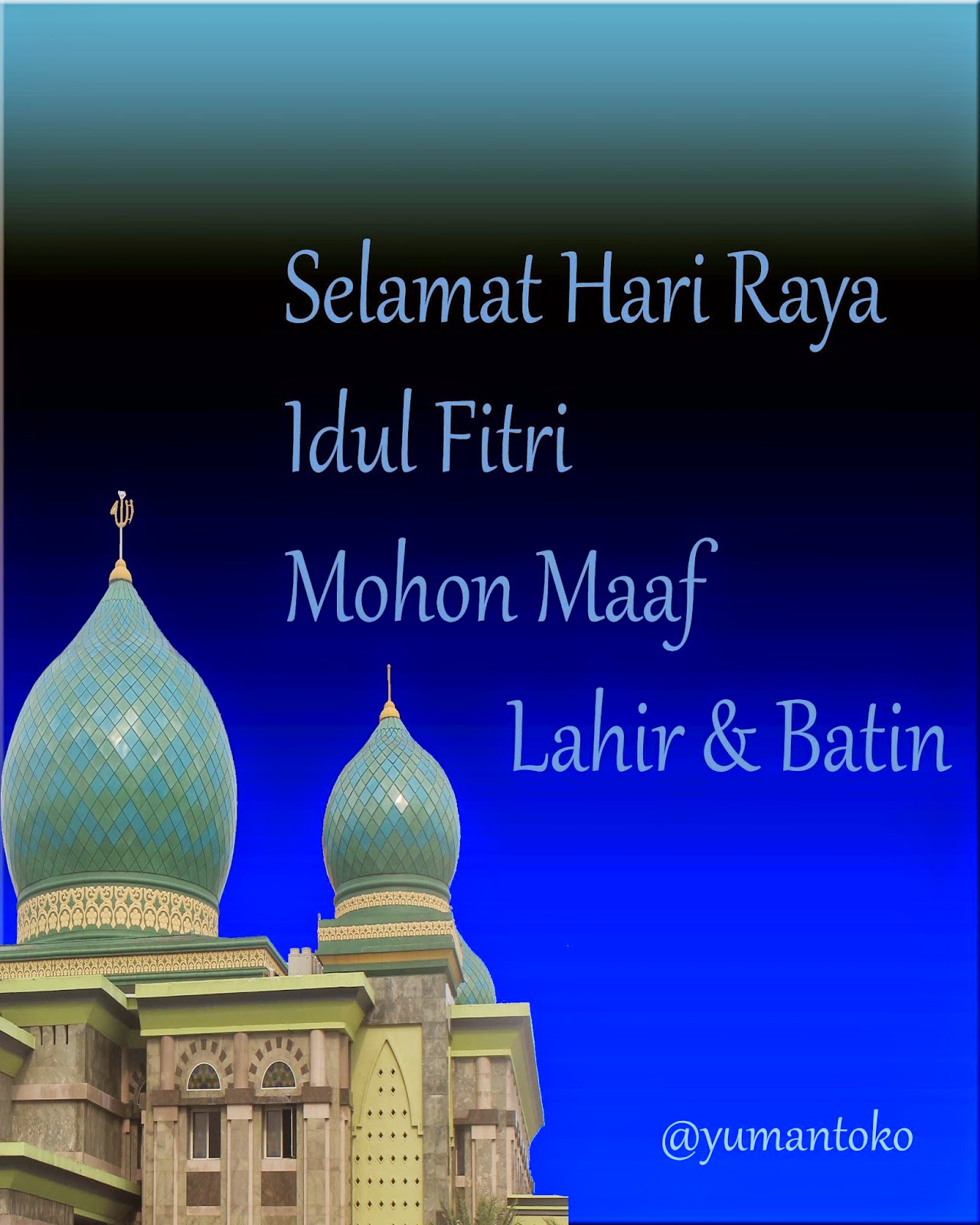 Contoh Pengumuman Libur Hari Raya Idul Fitri 2014 - Hari 