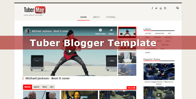 Tubermag blogger template