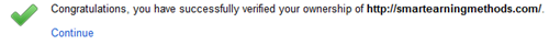 domain verified