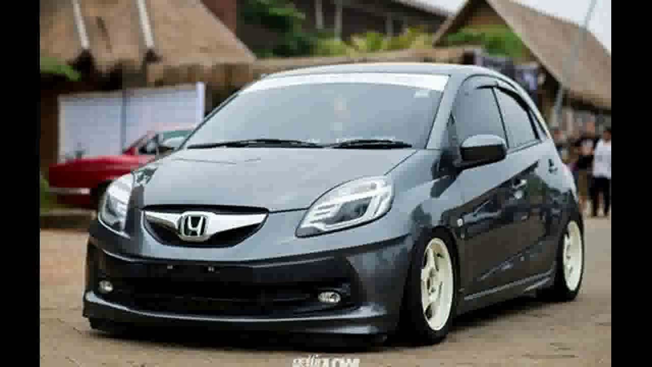 Modifikasi Honda Brio Satya Putih Hitam Merah Sport 