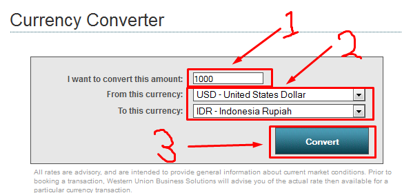 Cara Cek Rate Kurs Dollar Western Union Hari Ini