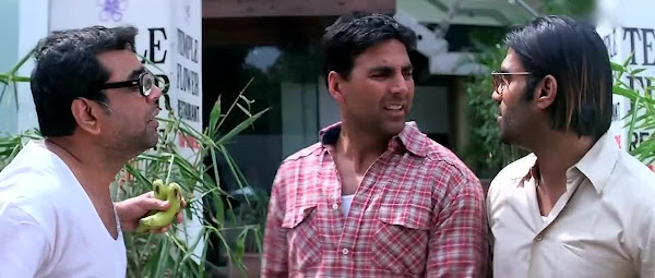 Screen Shot Of Hindi Movie Phir Hera Pheri (2006) Download And Watch Online Free at worldfree4u.com