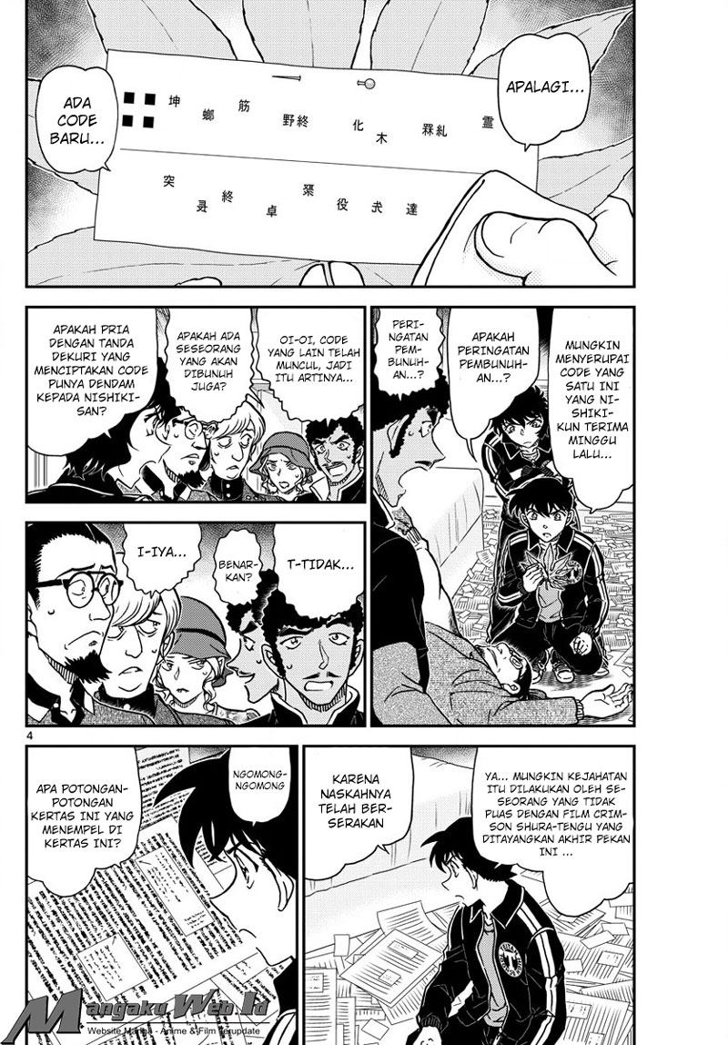 Detective Conan Chapter 1001 Update- Setan Merah