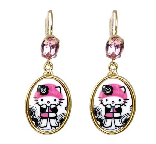 Tarina Tarantino Hello Kitty Earrings