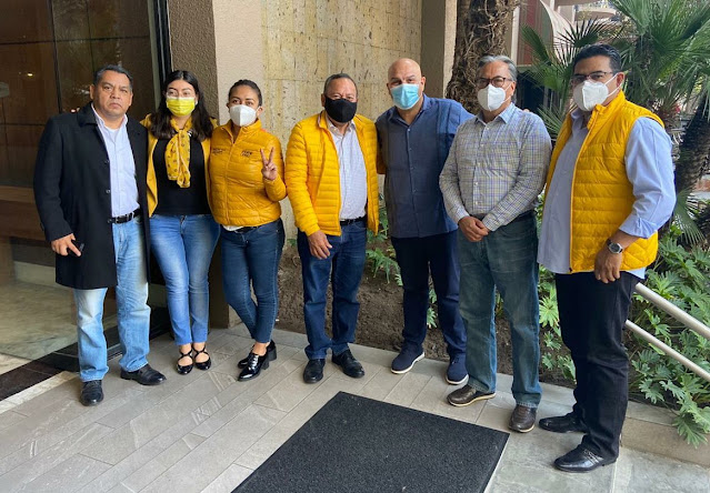 Fortaleciendo la relación bilateral con el presidente del #PAN en Baja California  @PAN_CDEBCS, Enrique Méndez Juárez para caminar en una gran alianza: Jesús Zambrano. Twitter