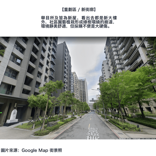 重劃區 / 新街廓 (以新莊頭前為例)