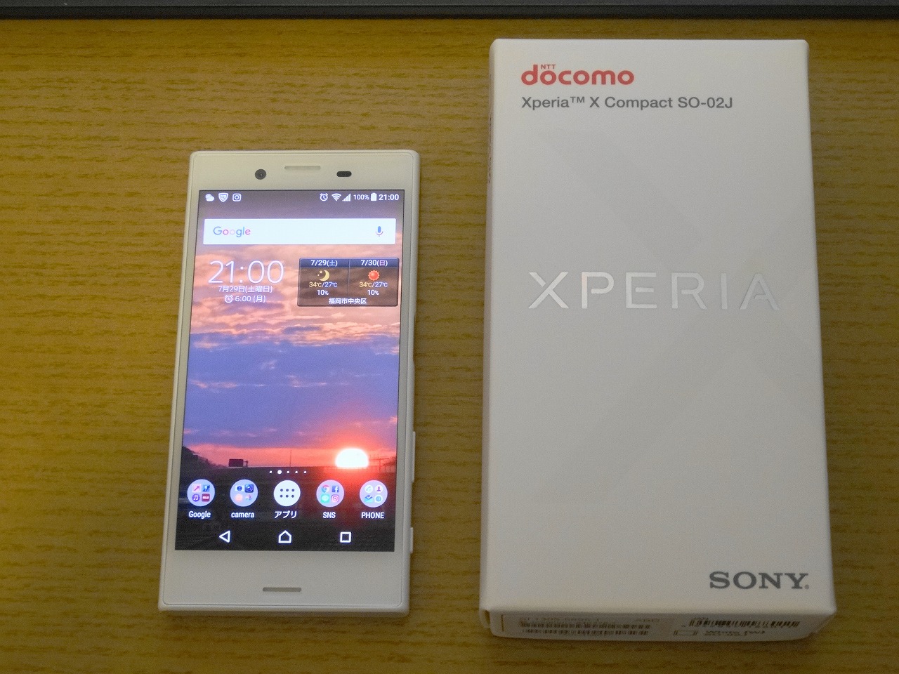 Docomo Xperia X Compact So 02j White スタイル