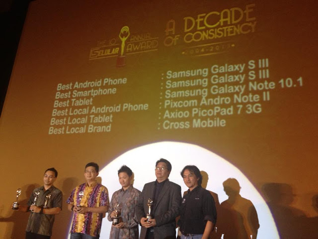 Pixcom Andro Note II Mendapatkan Penghargaan Local Android Phone Terbaik