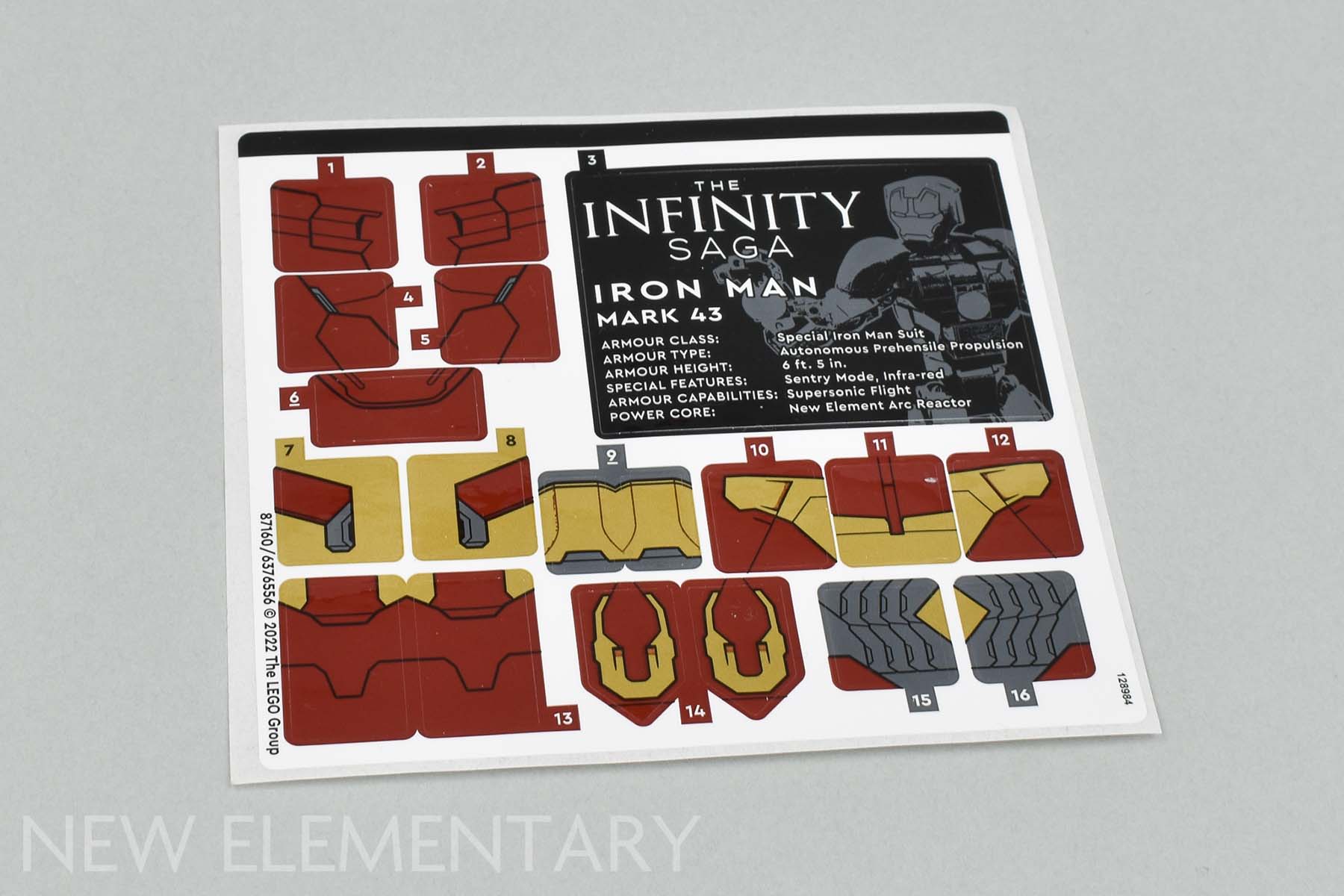 LEGO® Marvel review & MOCs: 76206 Iron Man Figure  New Elementary: LEGO®  parts, sets and techniques