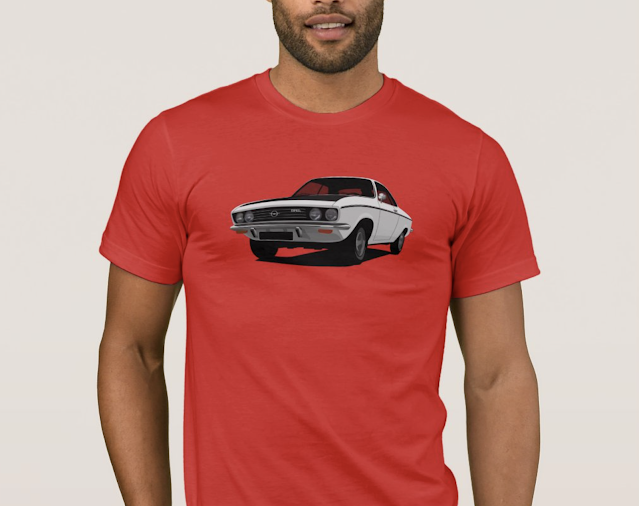 Classic Opel Manta A - t-shirt