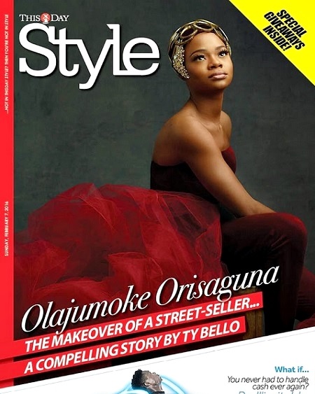 From a Bread Seller to a Top Model - Olajumoke's Cinderella Moment Featured on the Cover of ThisDay Style (Photos)