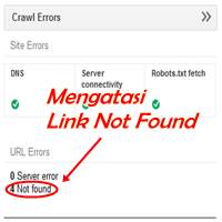 Cara Mengatasi URL Crawl Error 404 Di Webmaster Tool