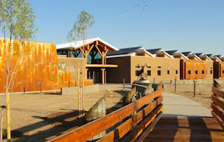 Net Zero Energy/LEED Platinum San Luis NWR Visitor Center designed by Matthew B. Ackerman LEED-AP AIA of Catalyst Architecture