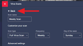 Cara Scan Otomatis Avast Terjadwal