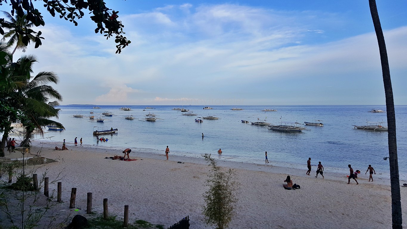 breathtaking panorama at Alona Beach, Panglao, Bohol