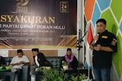 Milad Partai Umat Ke 2 Tingkat Rohul  Santuni Puluhan Yatim-Piatu, Pengurus Targetkan Satu DPRD Per Dapil 