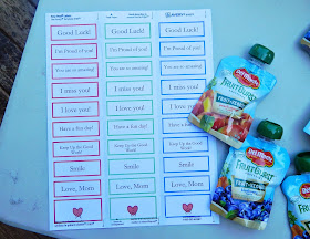  Free Printable Lunch Notes for Back to School #DelMonteBTS #ad #Pmedia 