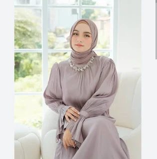 Shimmer dress gamis