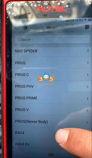 Autel KM100 Program Toyota RAV4 2021 All Keys Lost 1