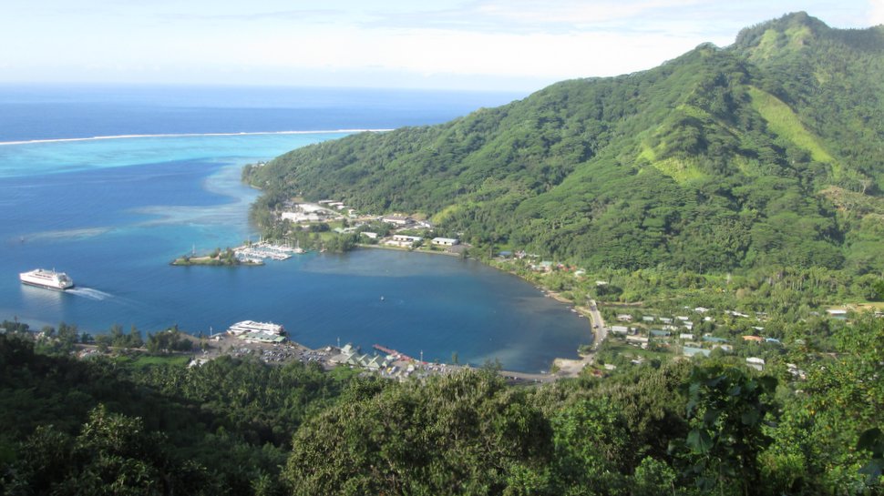 La baie de Vaiare à Moorea - Polynésie