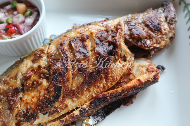 Ikan Bakar Sedap Dengan Perencah Ikan Bakar Adabi - Azie 