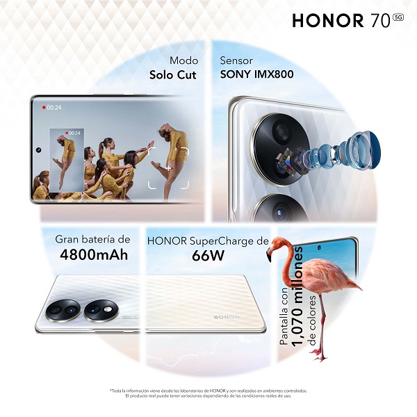 HONOR 70 un smartphone del futuro