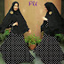 Baju Gamis Polkadot Hitam Putih